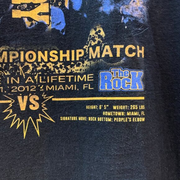 WWE Wrestlemania 2012 (Rare) Cena VS the Rock T-Shirt - Size Medium - Picture 10 of 14